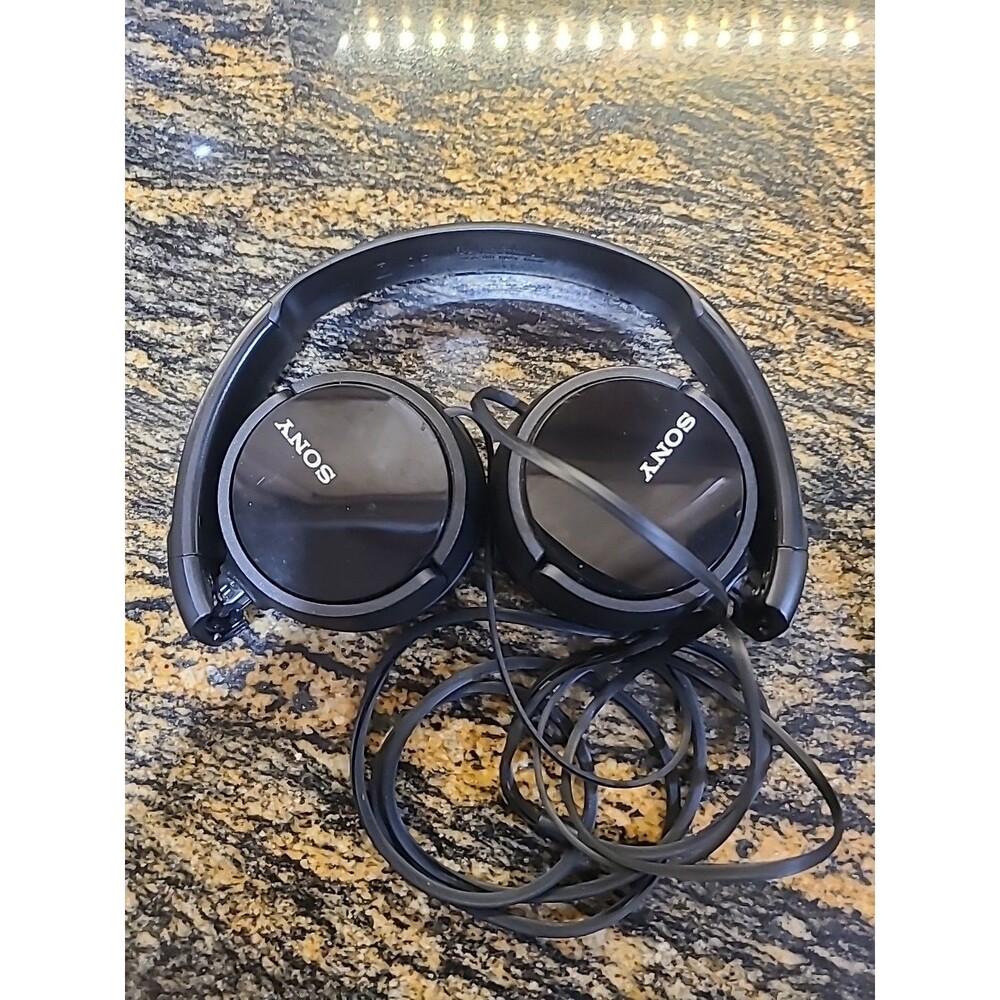 Sony Headphones Konan Minato-ku 1-7-1 Over Ear Black Tested Works Ships From US